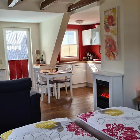Ferienhaus-sonnenrose-loffhagen-studio-mit-balkon-und-gartenblick Апартаменты *